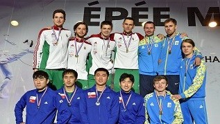 Aranyérmet nyert a párizsi férfi párbajtőr világkupán a magyar csapat