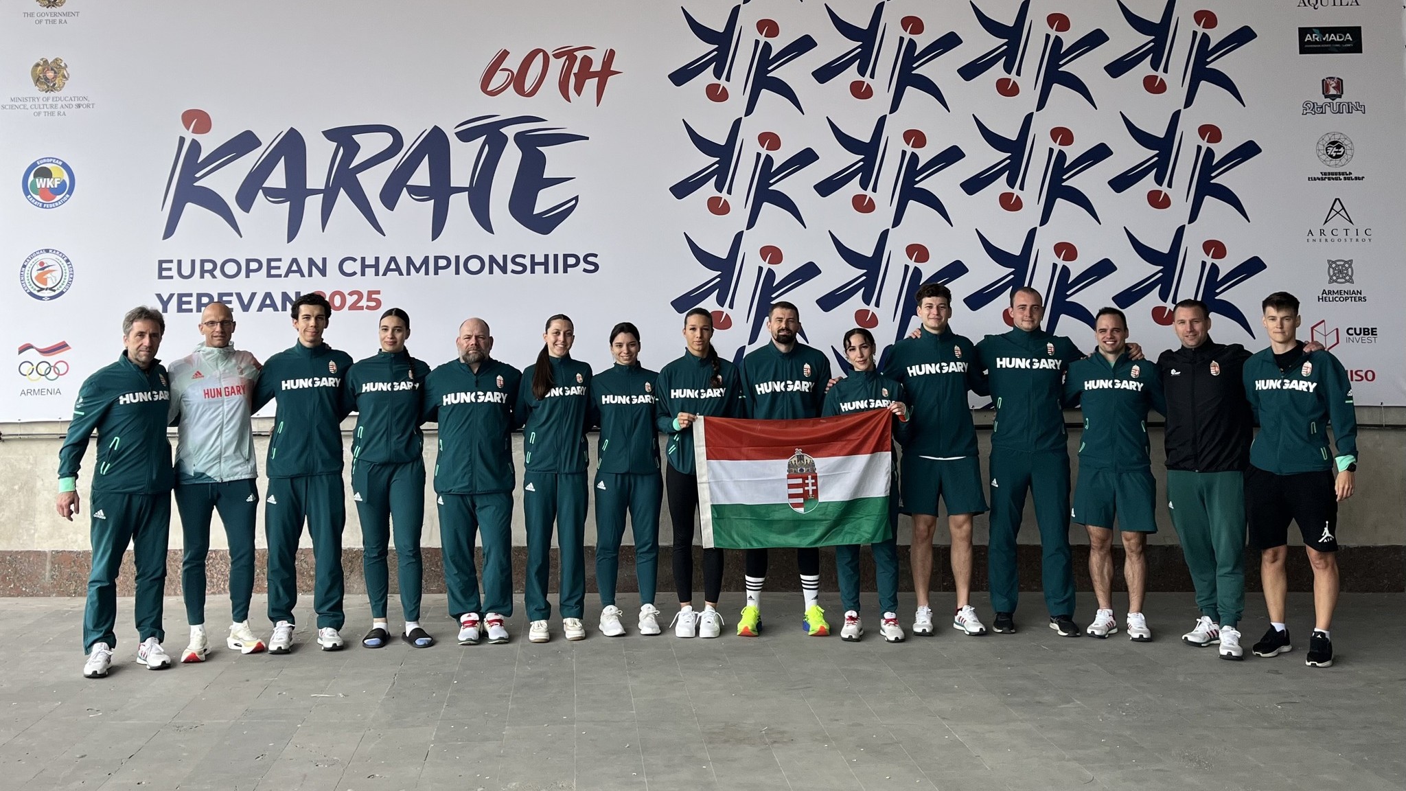 Már az Európa-bajnokság helyszínén készül a karate válogatott