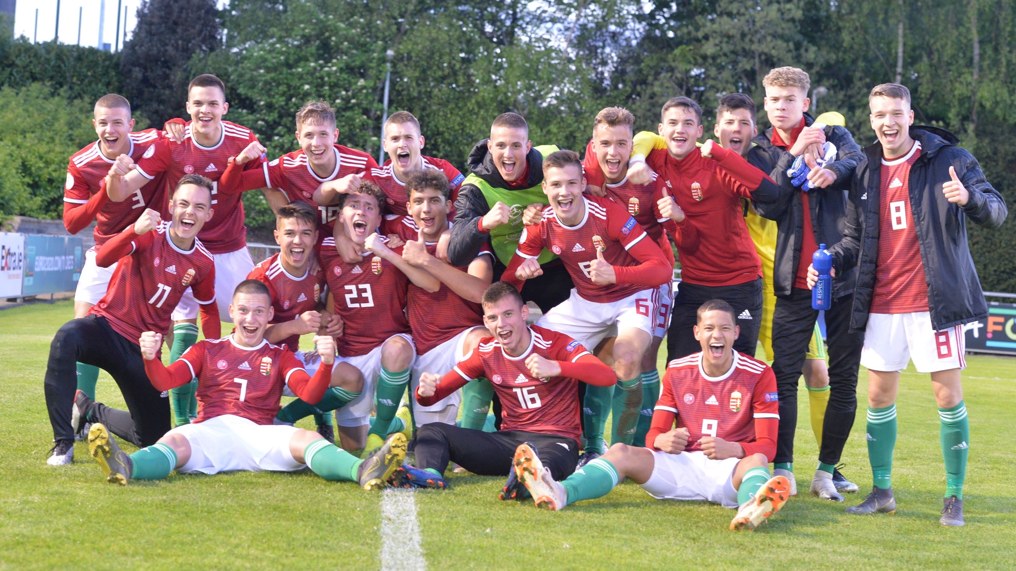 U17-es labdarúgó Eb - Bravúrgyőzelemmel kezdett a magyar válogatott